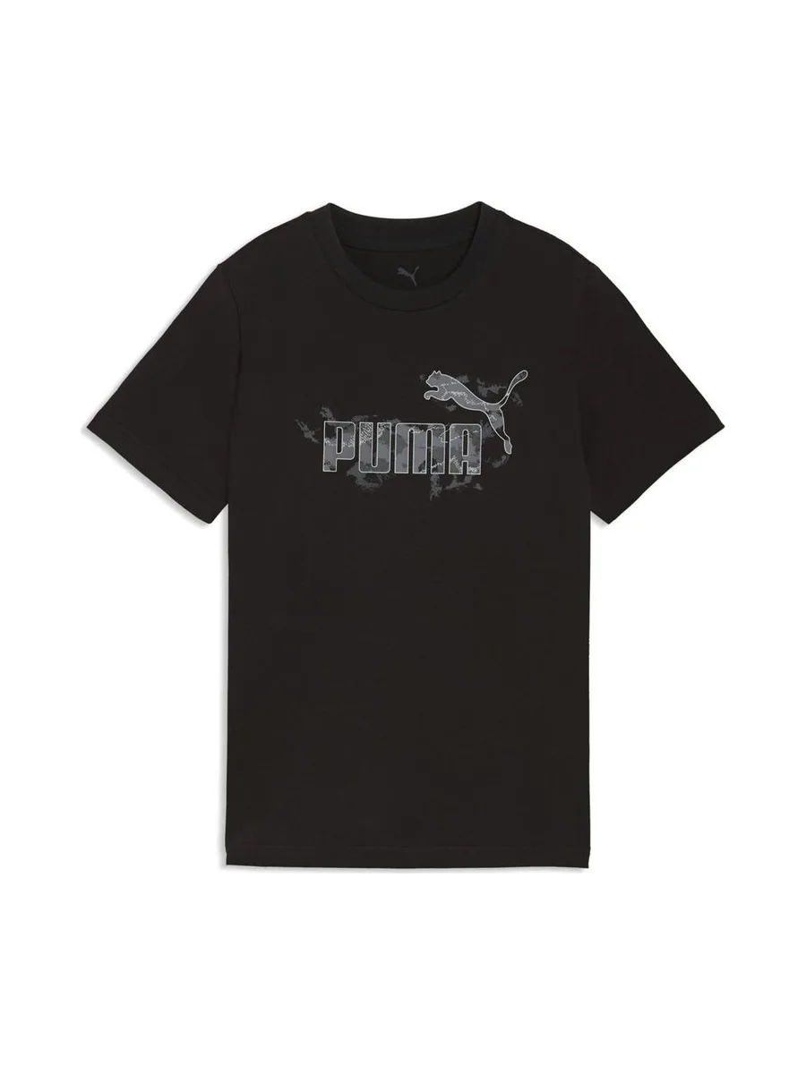 T-Shirt Noir Garçon Puma Ess Camo Tee 2