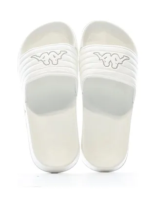 Claquettes Blanche Femme Kappa Noles 361I15W 3