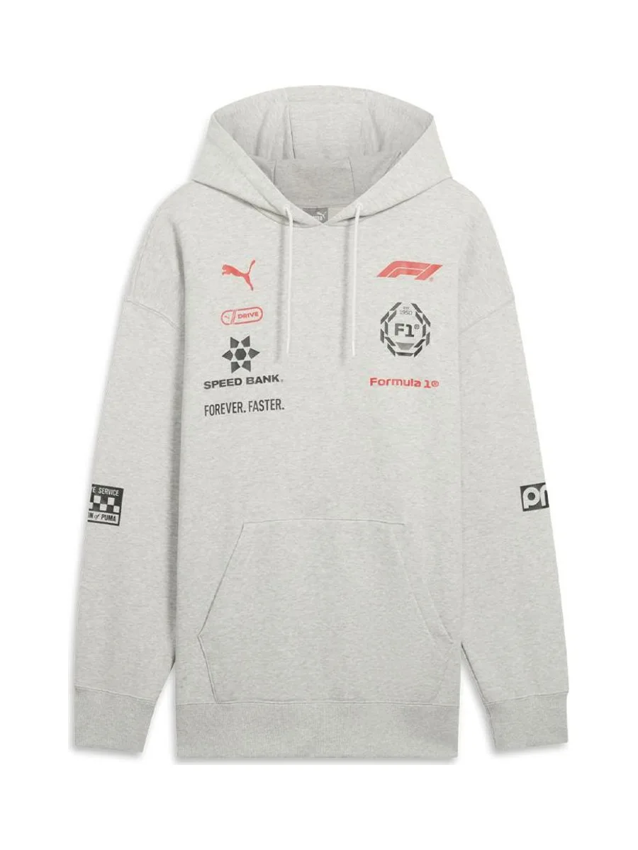Sweat à Capuche Gris Homme Puma F1 Racing 2