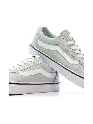 Baskets Vertes d'eau Femme Vans Canvas 7