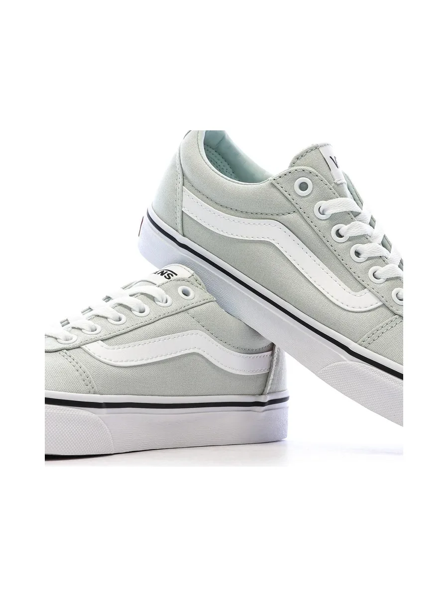 Baskets Vertes d'eau Femme Vans Canvas 8