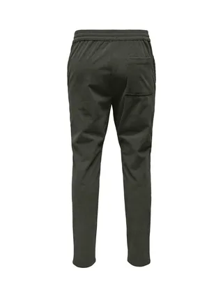 Pantalon Fluide Kaki Homme Only & Sons Linus 2