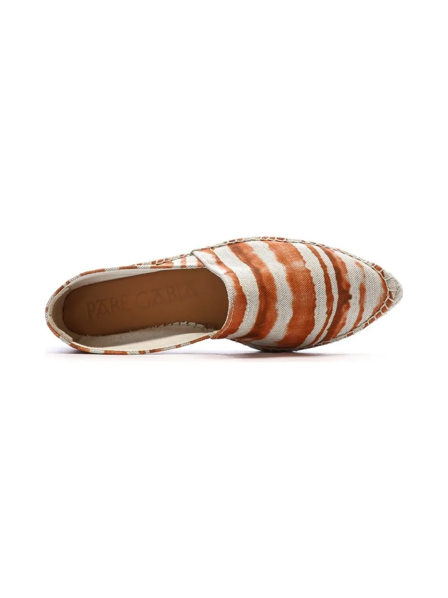 Espadrilles Beige/Orange Tie & Dye Femme Pare Gabia Anaia 5