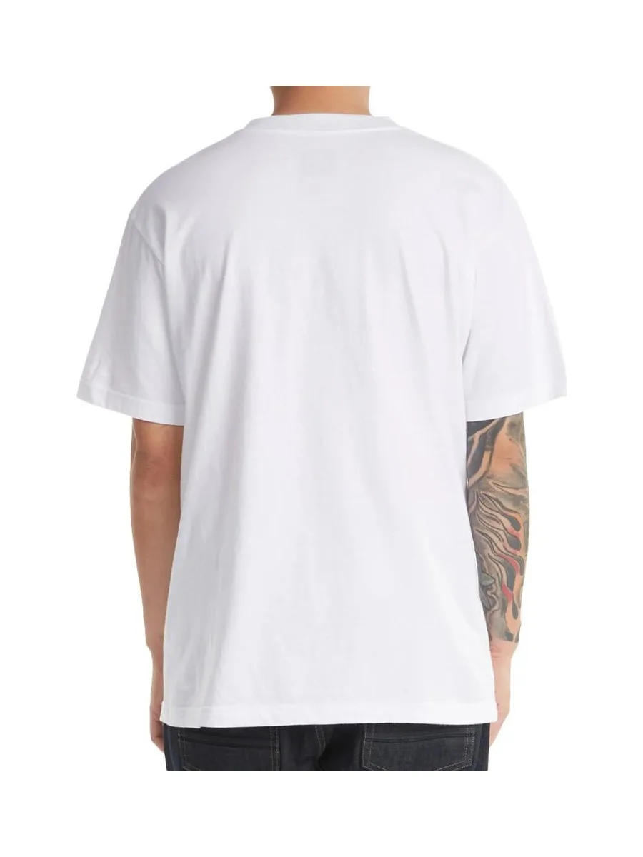 T-Shirt Blanc Homme Dc shoes Star 3