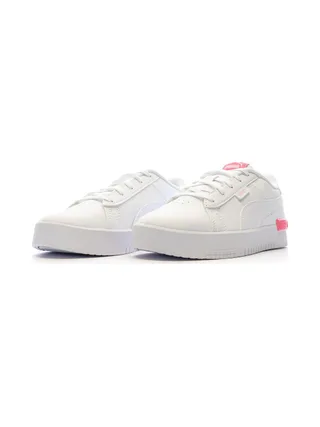Baskets Blanc/Rose Fille Puma Jada 6