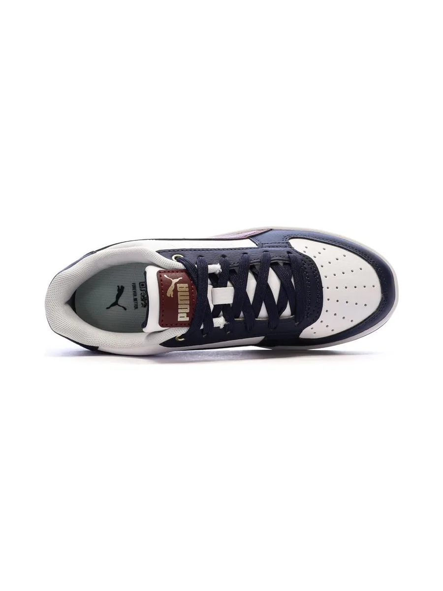 Baskets Blanc/Marine/Bordeaux Femme Puma Caven 2.0 5