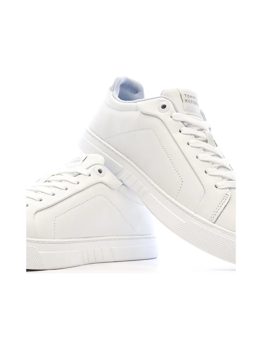 Baskets Blanches/Bleu Femme Tommy Hilfiger Sporty 8