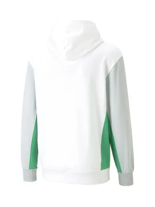 Sweat à Capuche Blanc Homme Puma Classics Block 2