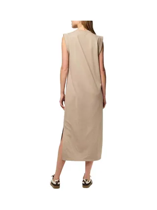 Robe Beige Femme Pieces Summer 2