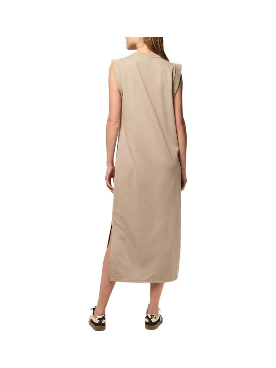 Robe Beige Femme Pieces Summer 3