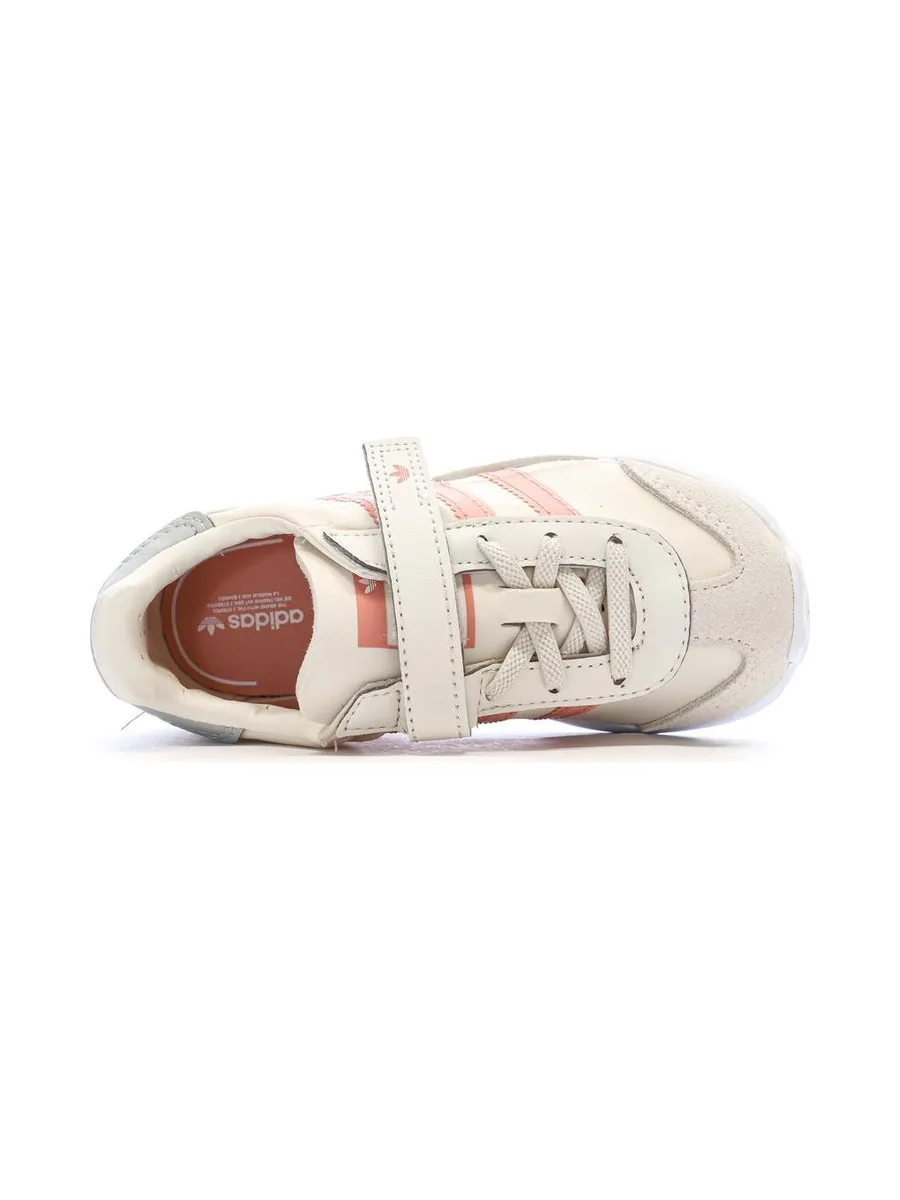 Baskets Beiges/Roses Fille Adidas Country Xlg 5