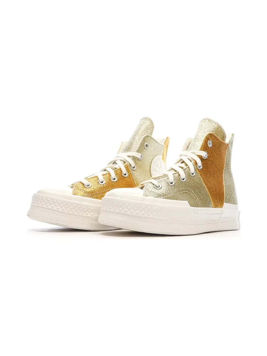 Baskets Dorées Femme Converse Chuck 70 Plus A08176C 7