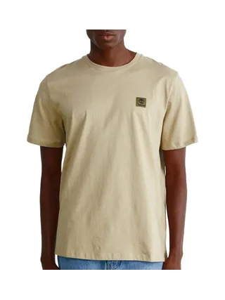 T-Shirt Beige Homme Timberland Sleeve Badge 1