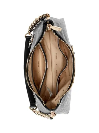 Sac à main Noir/Gris Femme Guess Izzy Top 4