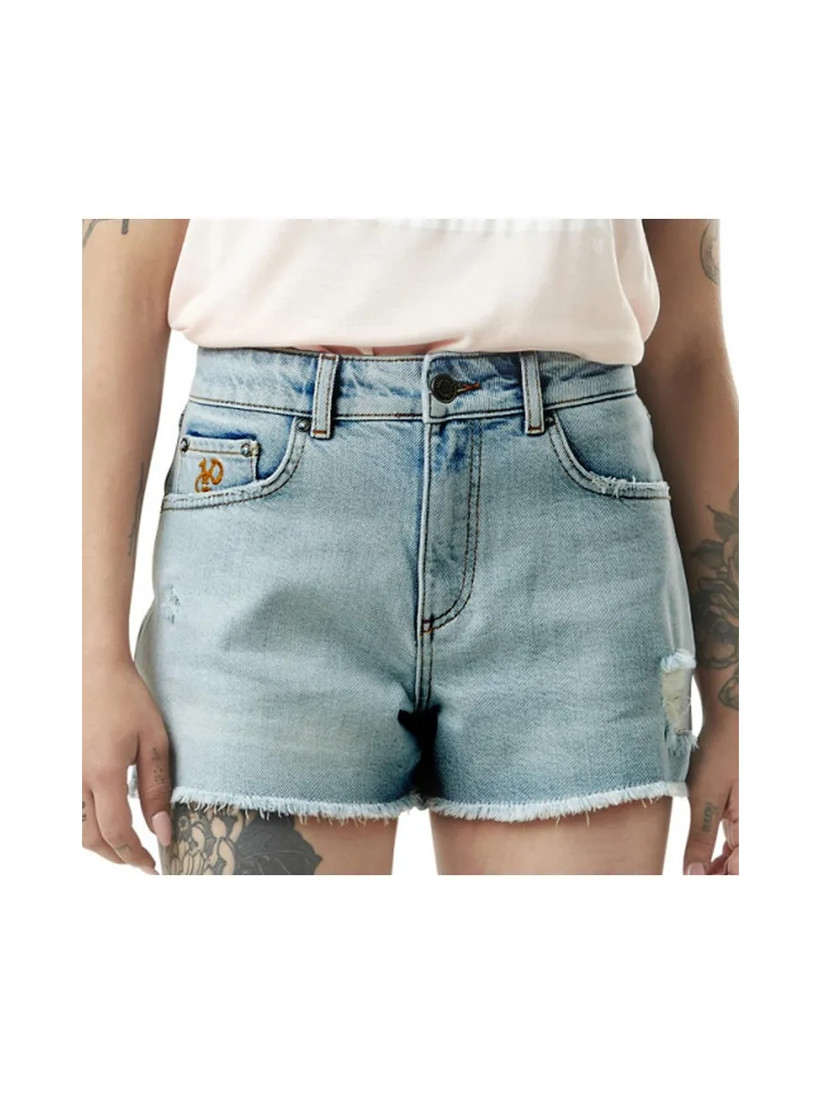 Short Bleu Femme Von Dutch Brut 2