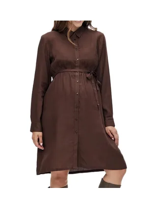 Robe Marron Femme Mamalicious Lia 1