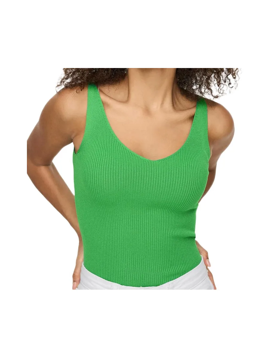 Débardeur en Maille Vert Femme JDY Nanna 15180497 2