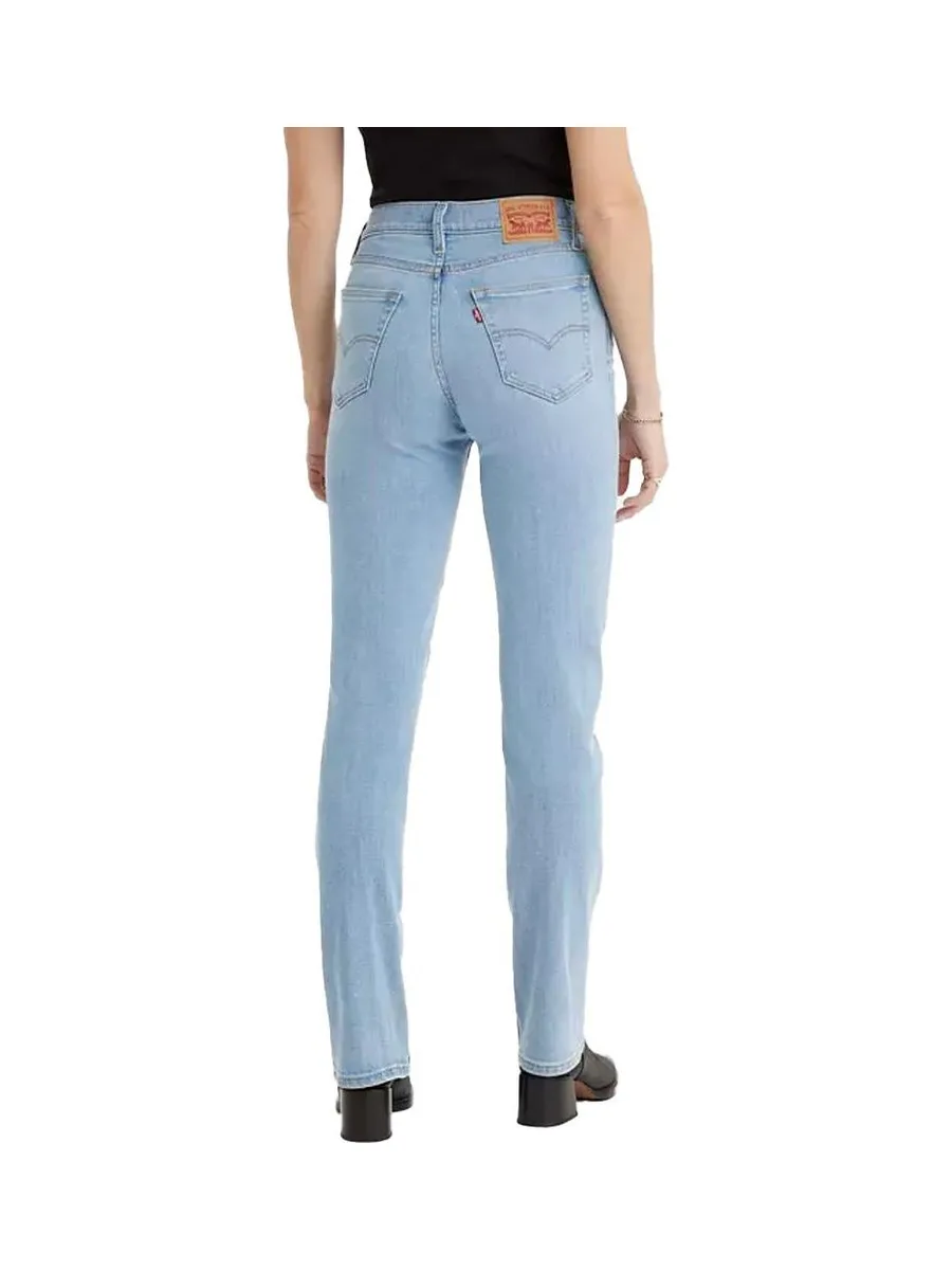 Jean 724 Bleu Délaver Clair Femme Levi's High Rise Straight 18883 3