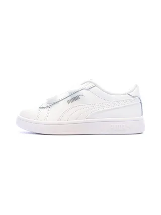 Baskets Blanc Mixte Puma Smash 3.0 1