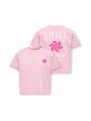 T-shirt Rose Fille Kids Only Sun-veras Flower 3