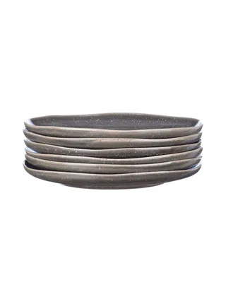Assiette STELLAR Ø27cm - 6 pièces - Gris béton 3