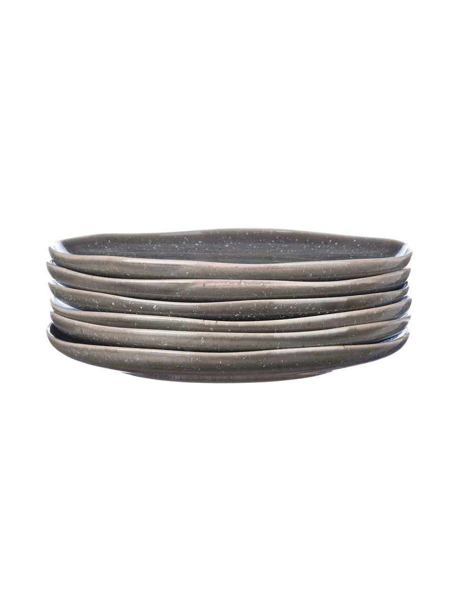 Assiette STELLAR Ø27cm - 6 pièces - Gris béton 3