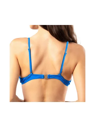 Haut de Bikini Bleu Roi Femme Sun Project Push Up - Taille 2