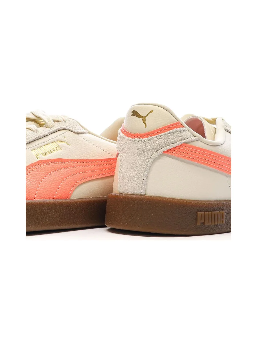 Baskets Beige/Orange Femme Puma Club Ii Era 7