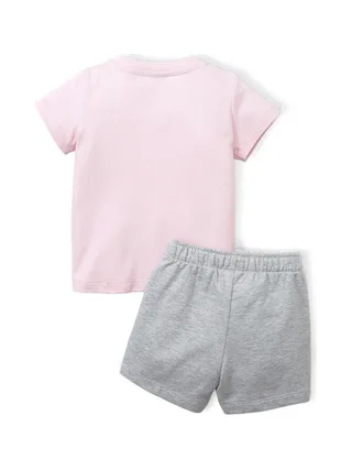 Ensemble Short T-shirt Rose bébé Puma Minicats 2