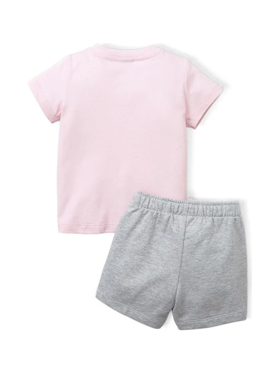 Ensemble Short T-shirt Rose bébé Puma Minicats 3