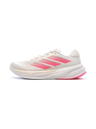 Baskets Blanches/Roses Femme Adidas Stride 1