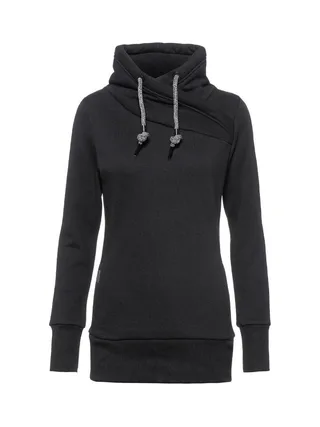 Sweat Noir Femme Ragwear Neska 1