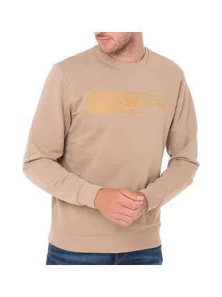 Sweat Beige Homme Guess Brode 1