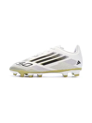 Chaussures de Football Blanc/Doré Mixte Adidas F50 Club 1