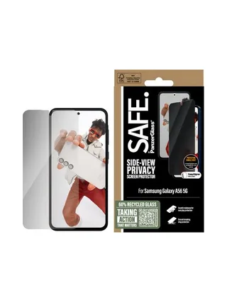 PanzerGlass SAFE. by ® 2-Way Privacy Screen Protector Samsung Galaxy A56 5G | Ultra-Wide Fit w. EasyAligner 2