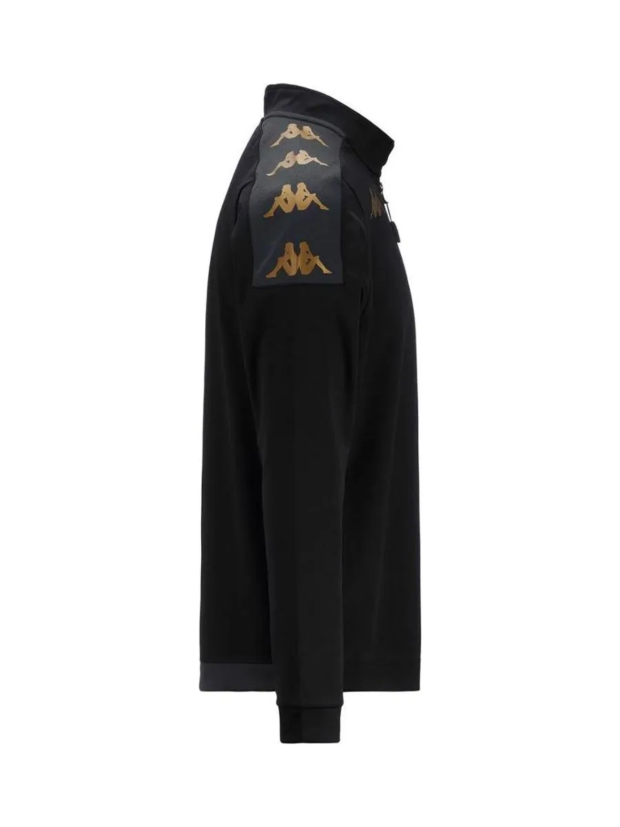 Sweat 1/4 de Zip Noir Homme Kappa Gassolo 3
