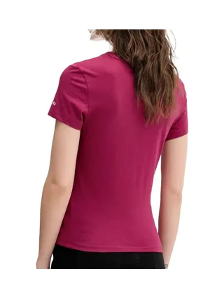 T-shirt Rose/Blanc Femme Tommy Hilfiger Essential 2