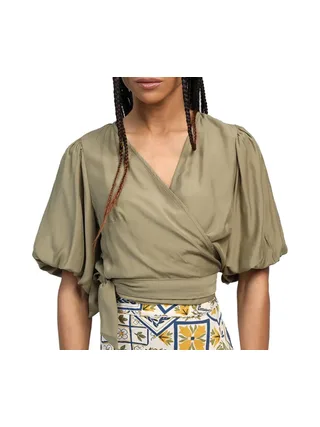 Blouse Kaki Femme An'ge Koma 1