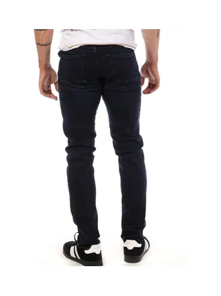 Jean Slim Noir Homme Freeman Jimmy 2