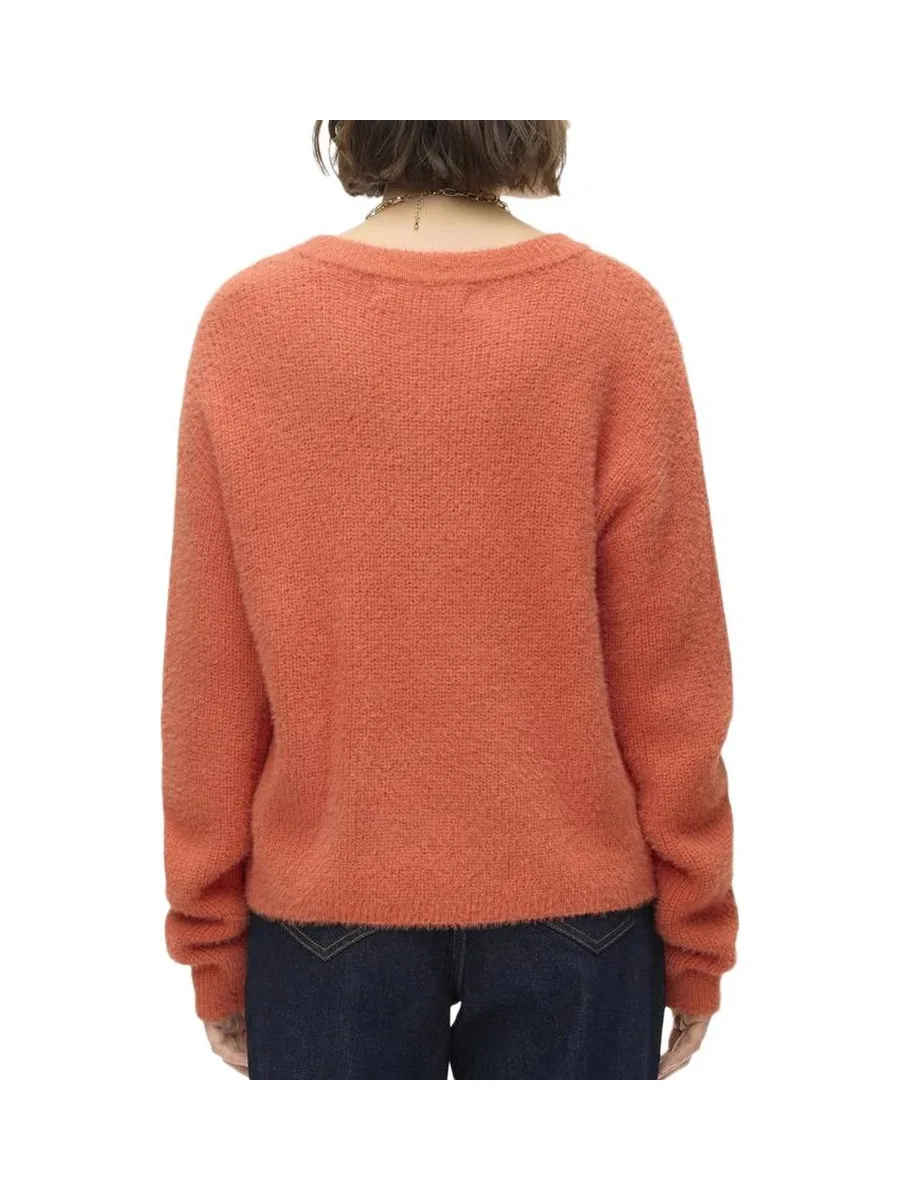 Pull Orange Femme Vero Moda Puff 3