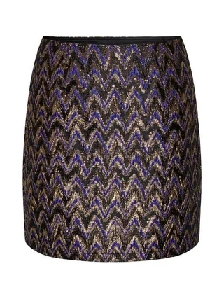 Jupe Noire à Motifs Femme JDY Ziggy 1