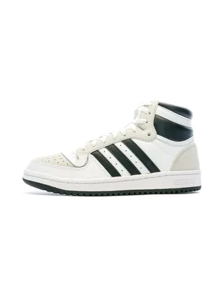 Baskets Blanche/Gris Homme Adidas Top Ten 1
