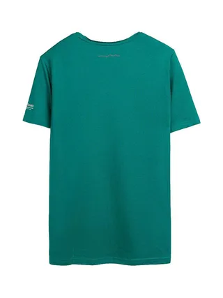 T-shirt Vert Homme Teddy Smith T-geo 2