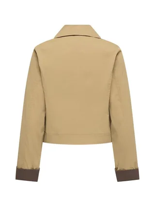 Veste Marron Femme Only Orchid Life Contrast 3