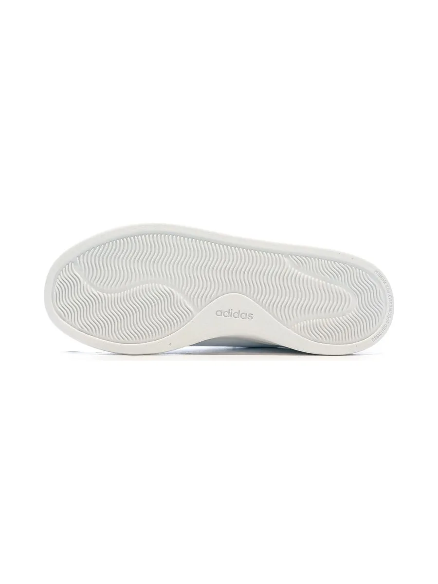 Baskets Blanc/Rose Femme Adidas Court Silk 6