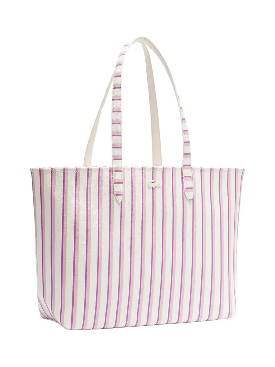 Sac Cabas Réversible Rose/Blanc Femme Lacoste Anna 4