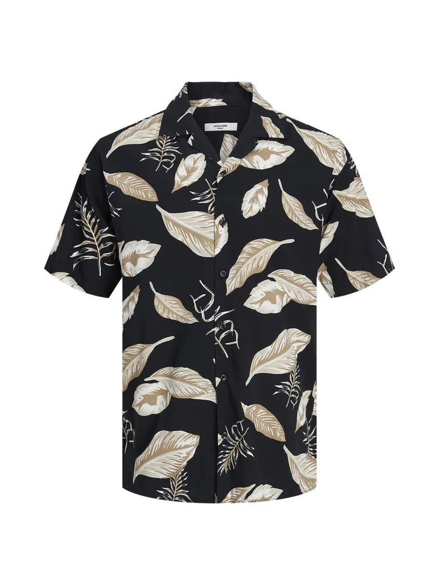 Chemise Marine/Beige Homme Jack & Jones Bladrew 1