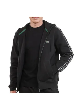 Sweat Zippé Noir Homme Lacoste SH7457 1
