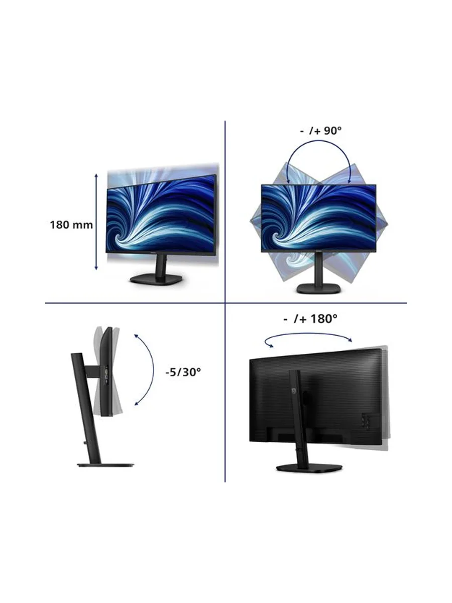 Philips 3000 series 24B2U3301D/00 computer monitor 5