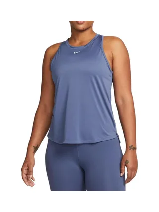 Débardeur de Sport Bleu Femme Nike OneTank 1